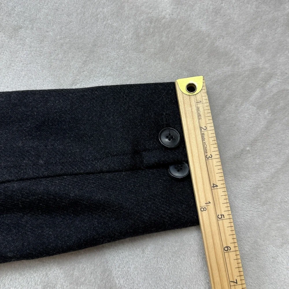 Banana Republic Wool Blend Jacket Men Large Charcoal Grey Mario Bellucci Italian